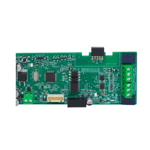 W1-ACP-NC-300 network iletişim kartının ön görünümü.